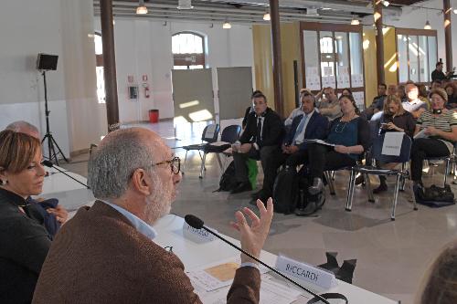 Il vicegovernatore con delega alla Salute del Friuli Venezia Giulia, Riccardo Riccardi, interviene in apertura delle due giornate dedicate alle attività di formazione del corso Bio-Crime riservato a pubblici ufficiali e forze dell'ordine.